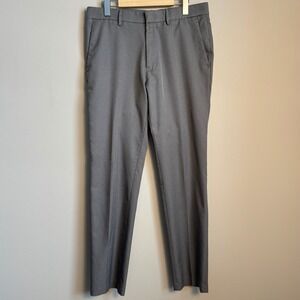 Kenneth Cole Techni-Cole Grey Performance Casual Dress Pants Mens 32x32 Golf